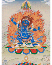 Butadamara Buddhist Guardian Thangka