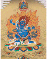  Vajrapani Butadamara Thangka 