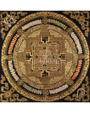 Sacred Thangka of Kalachakra Mandala