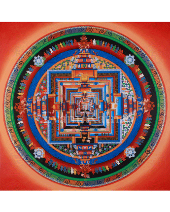 Buddhist Art Of Kalachakra Mandala