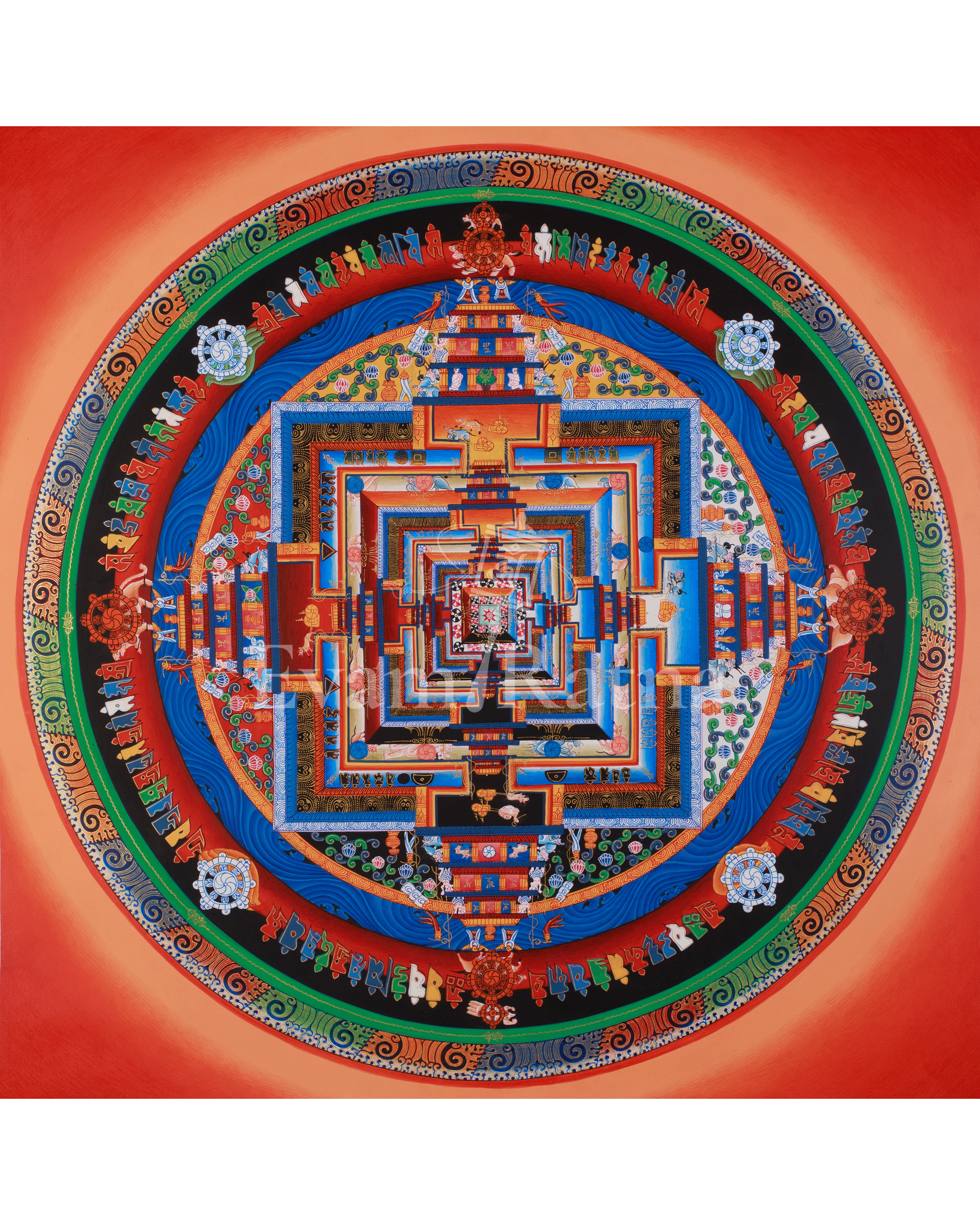 Buddhist Art Of Kalachakra Mandala
