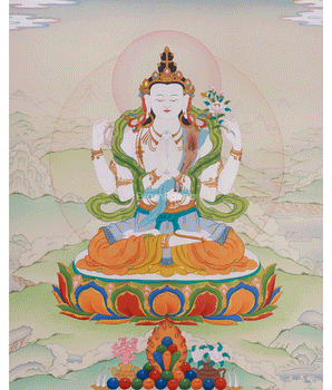  Chenrezig Thangka