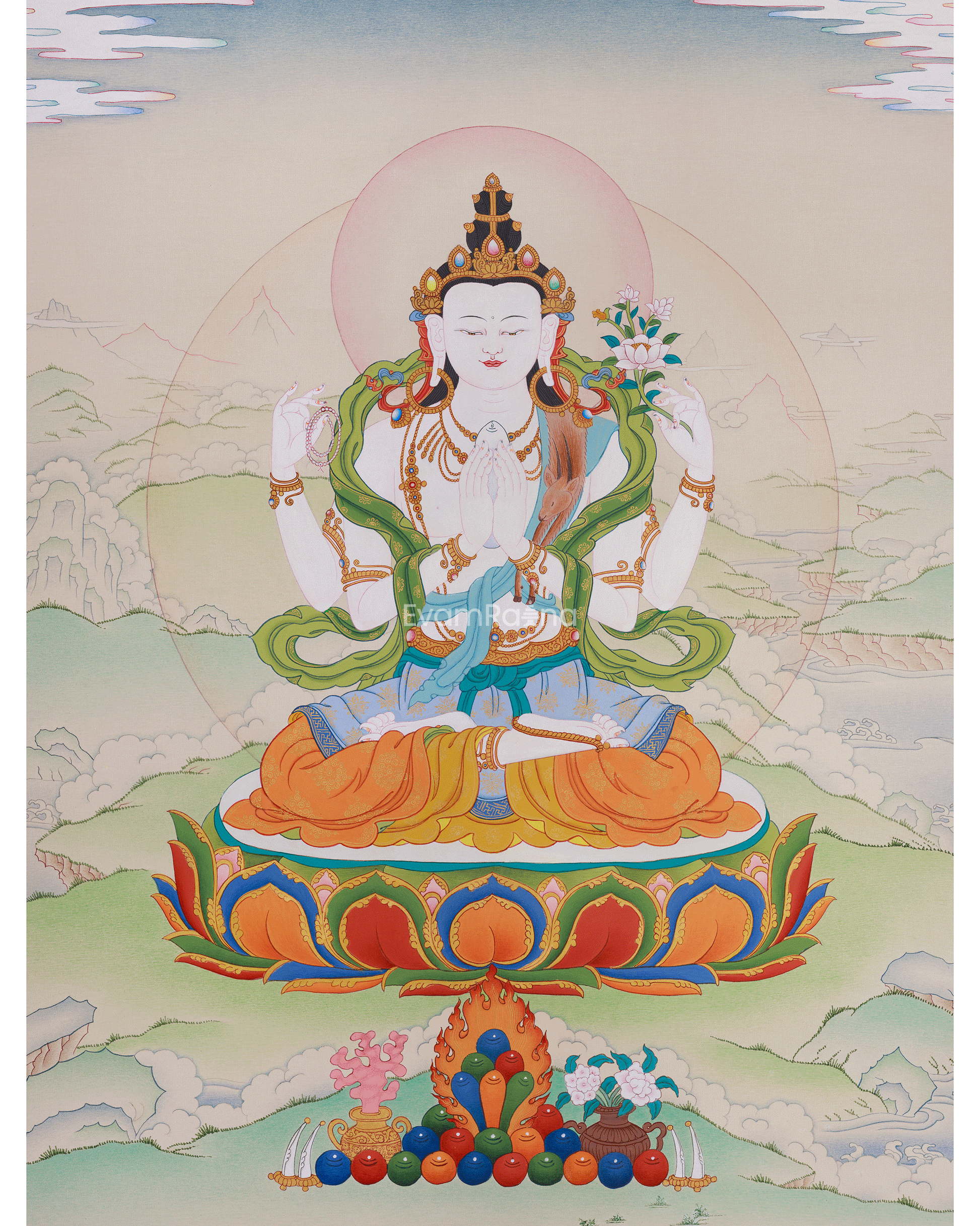  Chenrezig Thangka