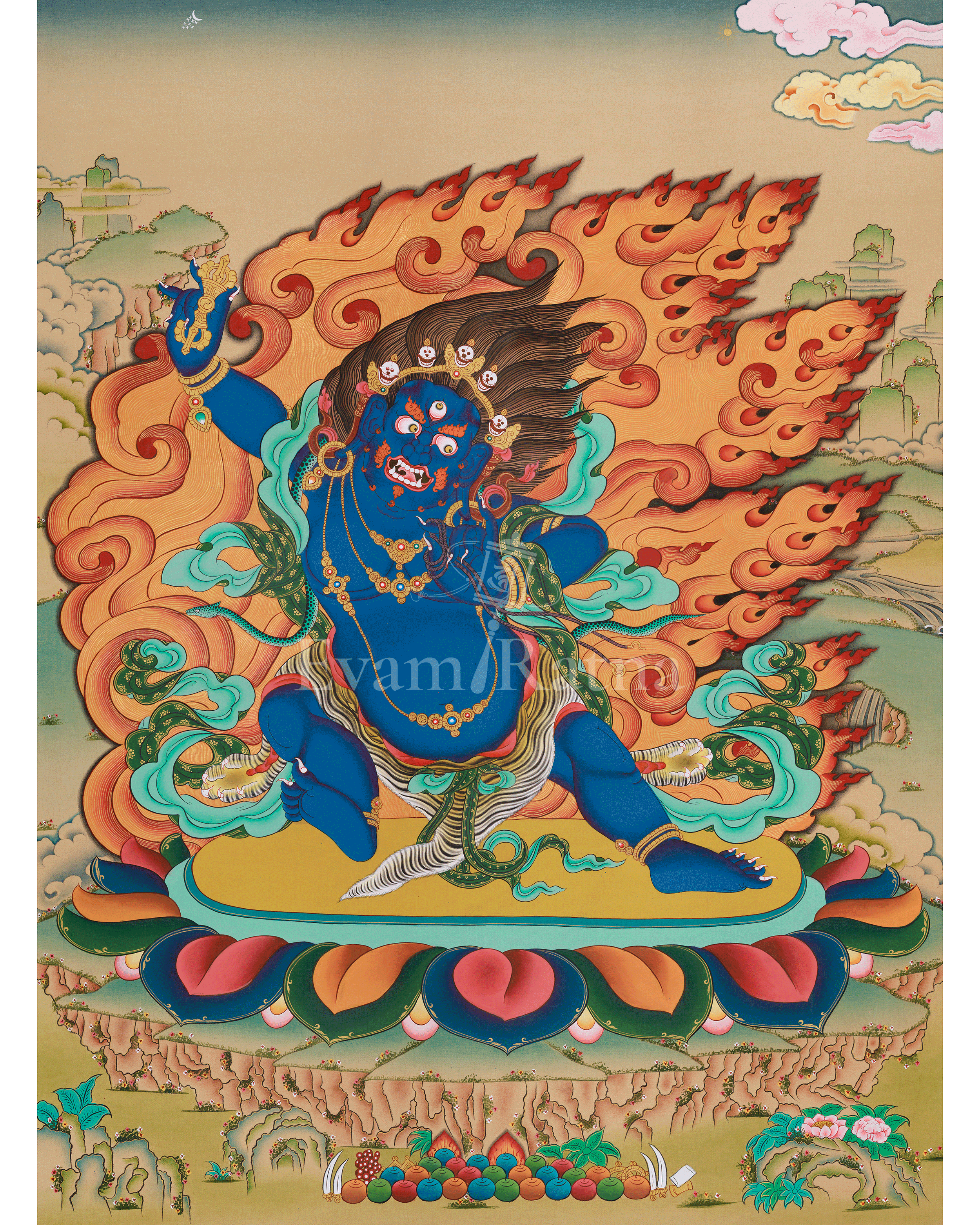 Vajrapani Spiritual Art