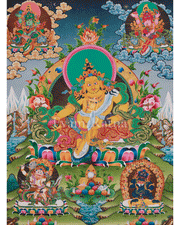 Five Dzambhala Thangka