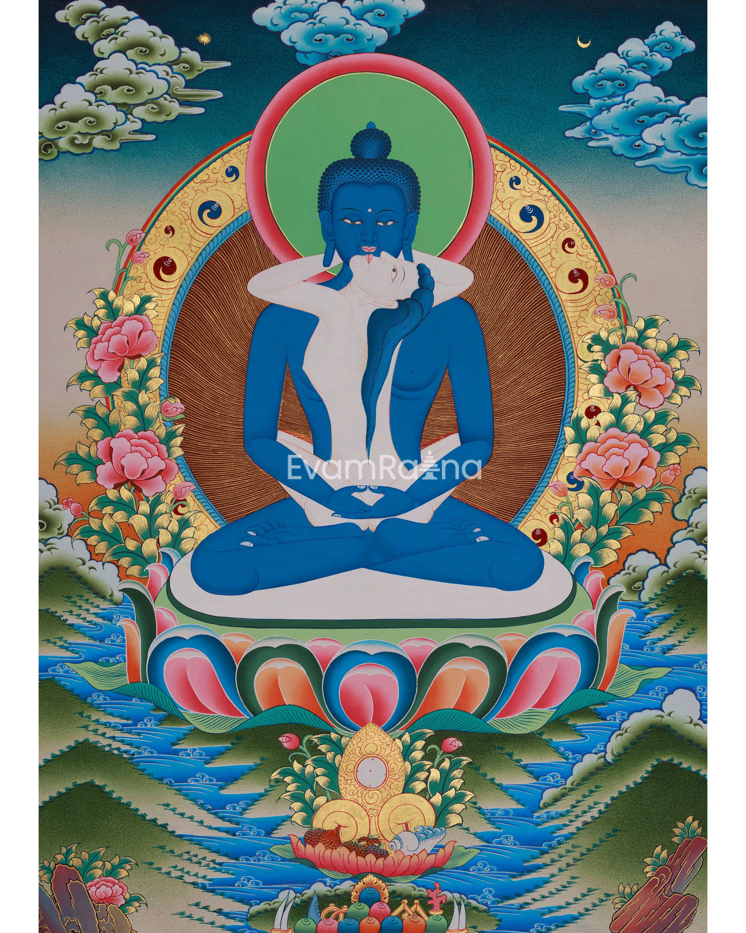Traditional Samantabhadra Thangka
