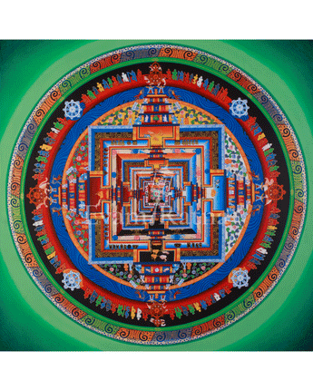 Spiritual Artwork of Kalachakra Mandala