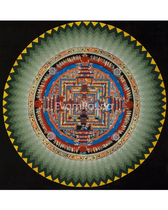 Tibetan Art of Kalachakra Mandala