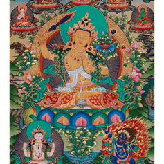 Manjushri Blessing Thangka
