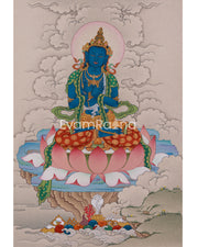 Himalayan Thangka of Vajradhara | Enlightenment Symbol