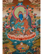 Tibetan Thangka of Guru Urgen Menla