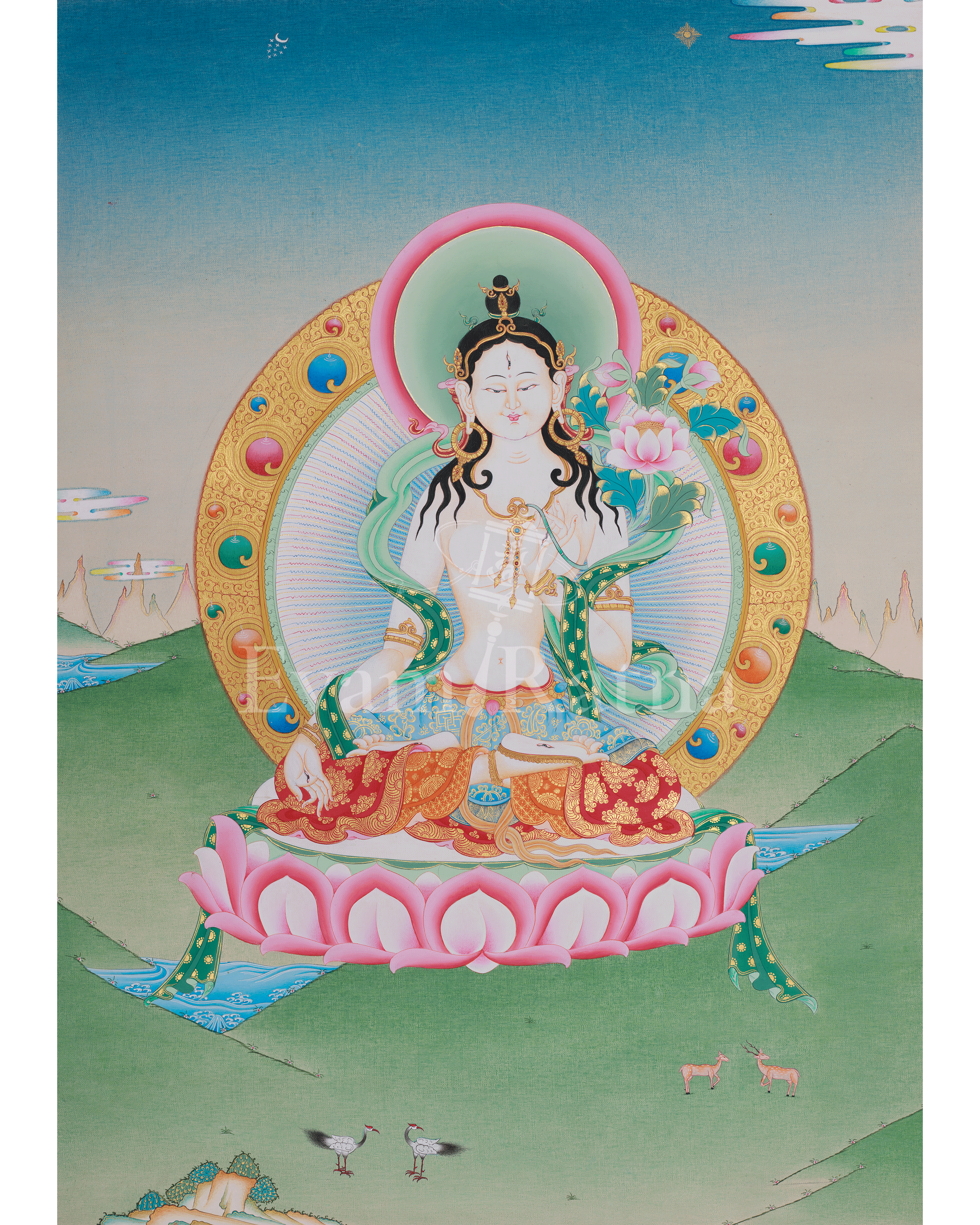 White Tara Sacred Art