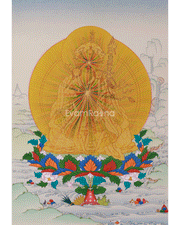 Handmade Guru Padmasambhava Thangka