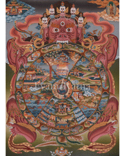 Wheel of Life Meditation Art 