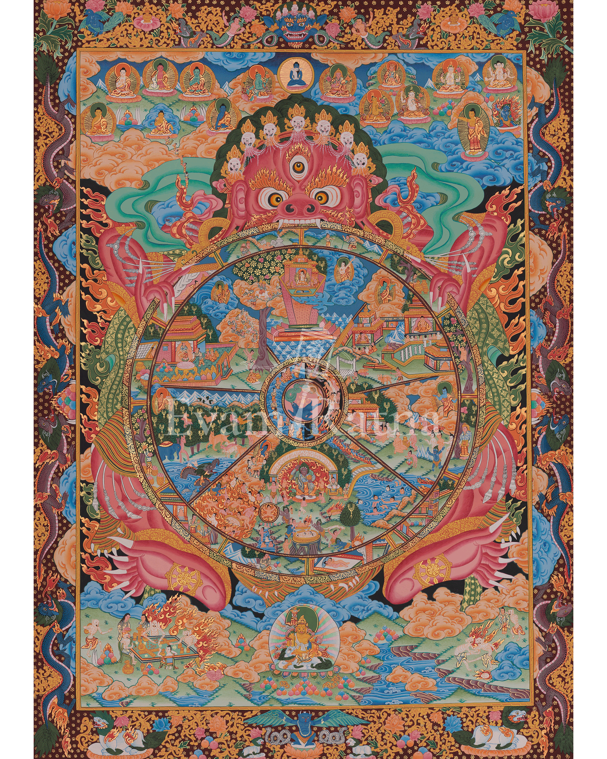 Wheel of Life Art