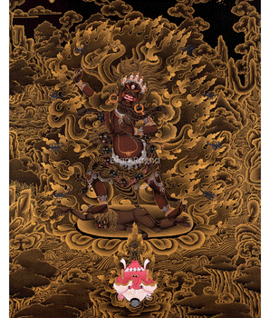 Wrathful Ekajati Canvas Print