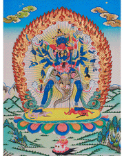 Tantric deity Chakrasamvara Thangka