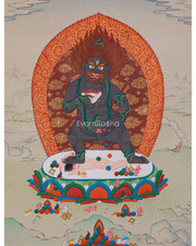 Black Dzambhala Thangka