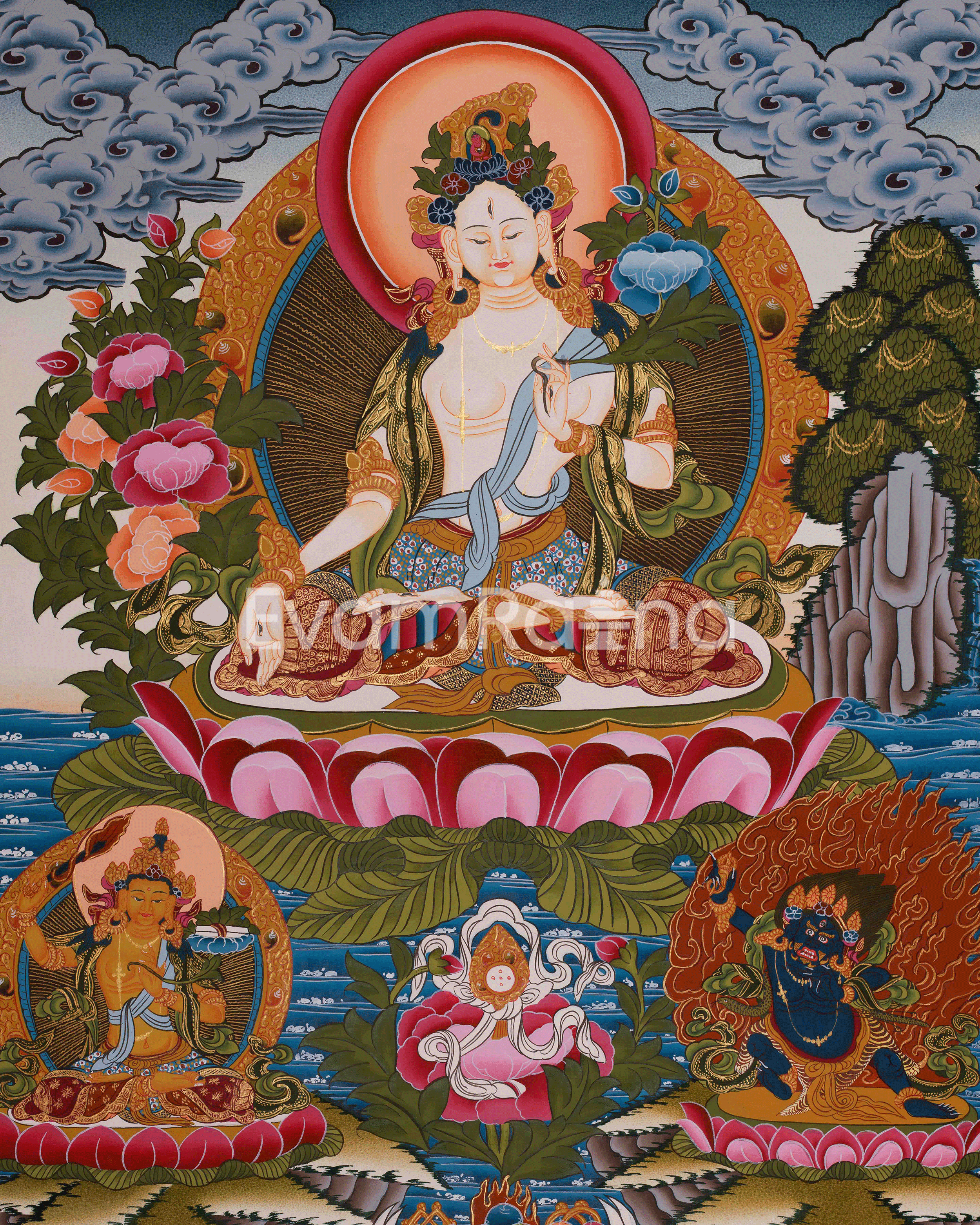Divine Art Of White Tara