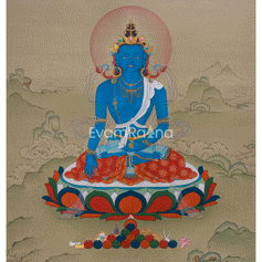 Buddhist Protector Mitrupa Thangka