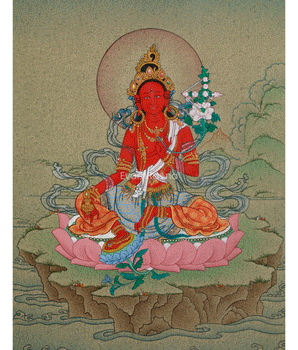 Red Tara Thangka