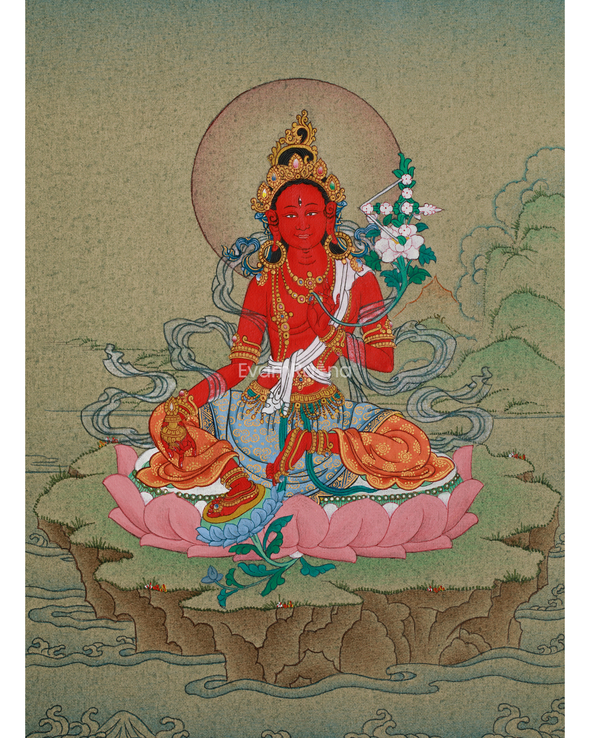Red Tara Thangka