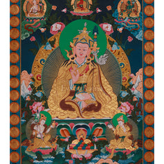 Tibetan deity Guru Rinpoche Thangka