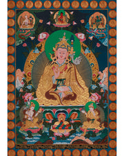Tibetan deity Guru Rinpoche Thangka