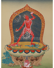 Traditional Vajrayogini Thangka | Sacred Dakini Buddhist Artwork