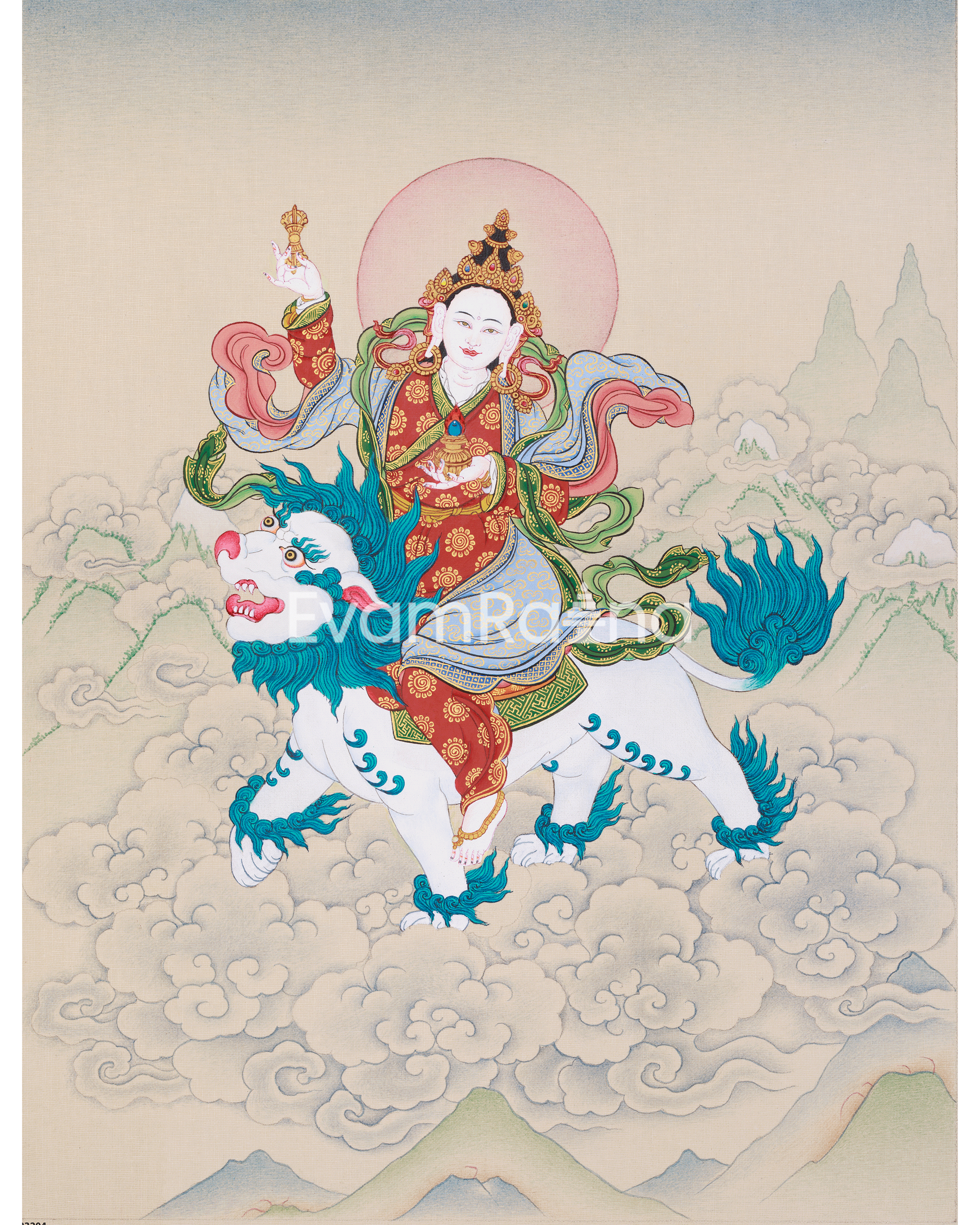 Tsheringma Longevity Goddess Thangka
