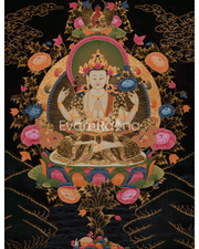 Chenrezig Spiritual Thangka