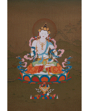 Hand Painted Vajrasattva Thangka
