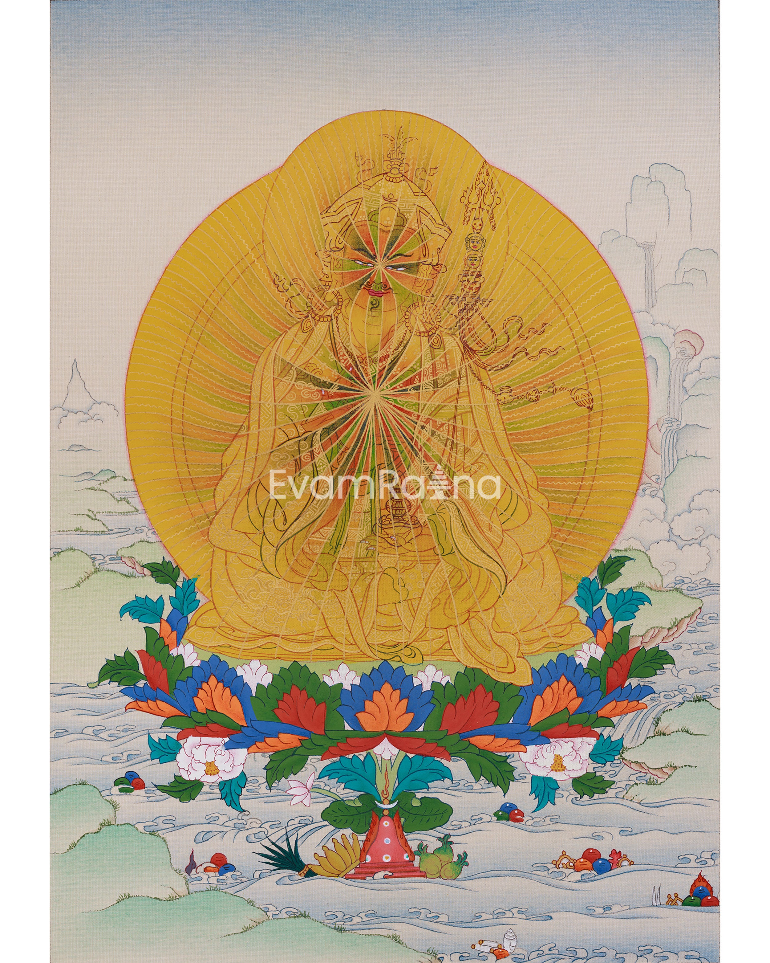 Himalayan Guru Rinpoche Painting