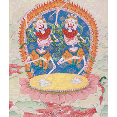Chitipati Thangka