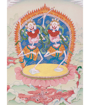 Chitipati Thangka