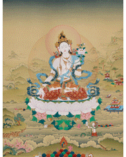 Long Life Deity White Tara Goddess Art | The Embodiment of Compassion