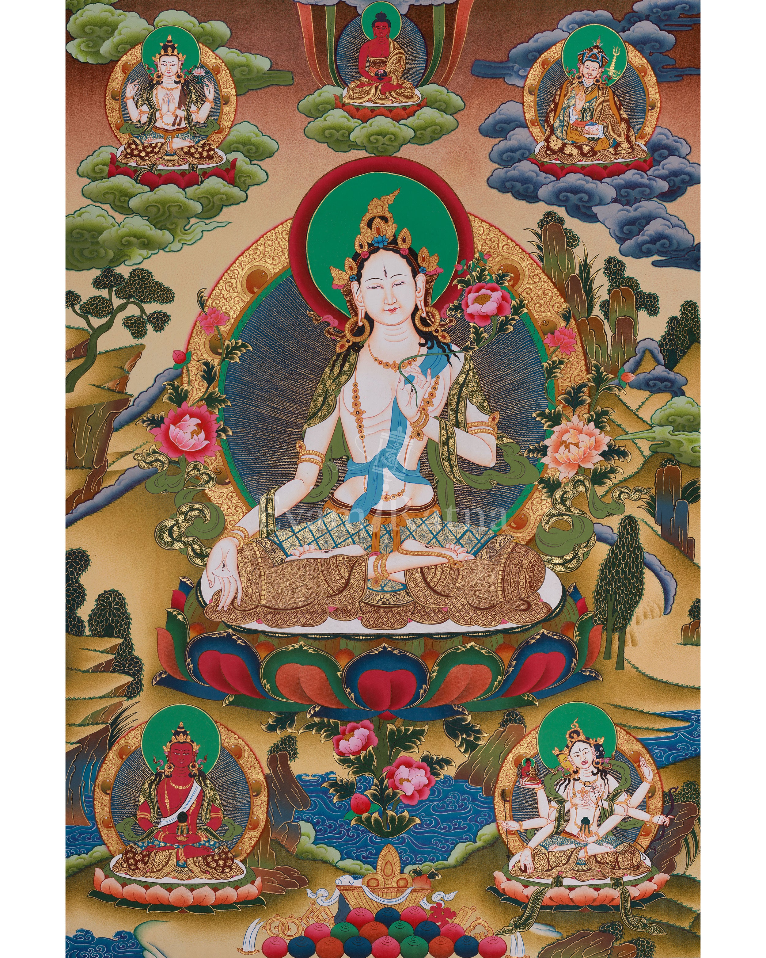 White Tara Spiritual Art 