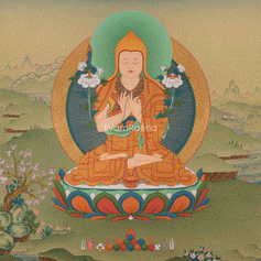 Tsongkhapa Canvas Print 