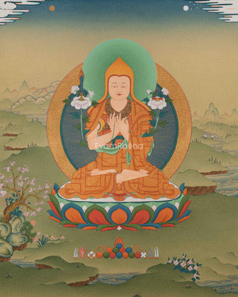 Tsongkhapa Canvas Print 