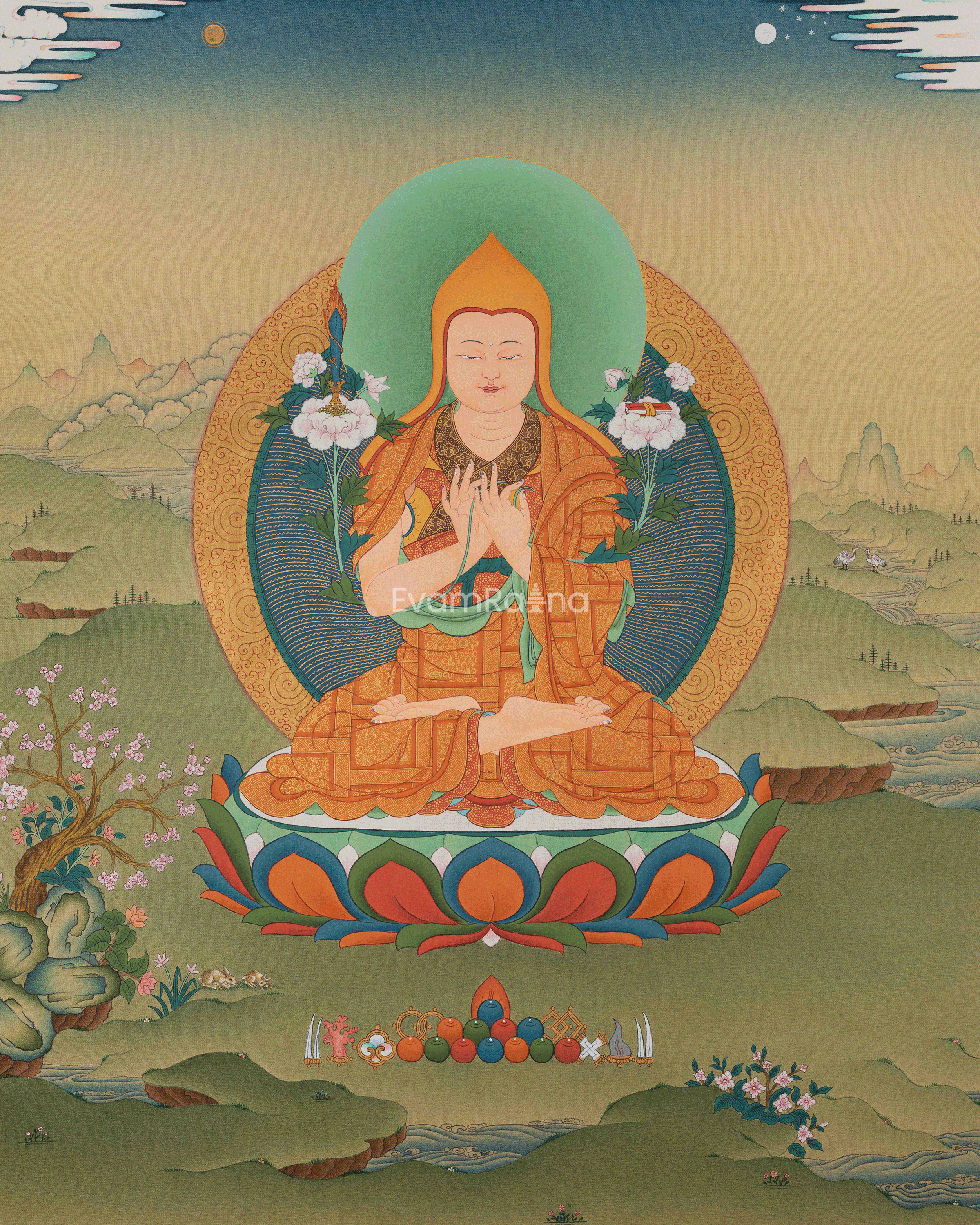 Tsongkhapa Canvas Print 