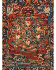 Himalayan Wheel of Life Artwork 