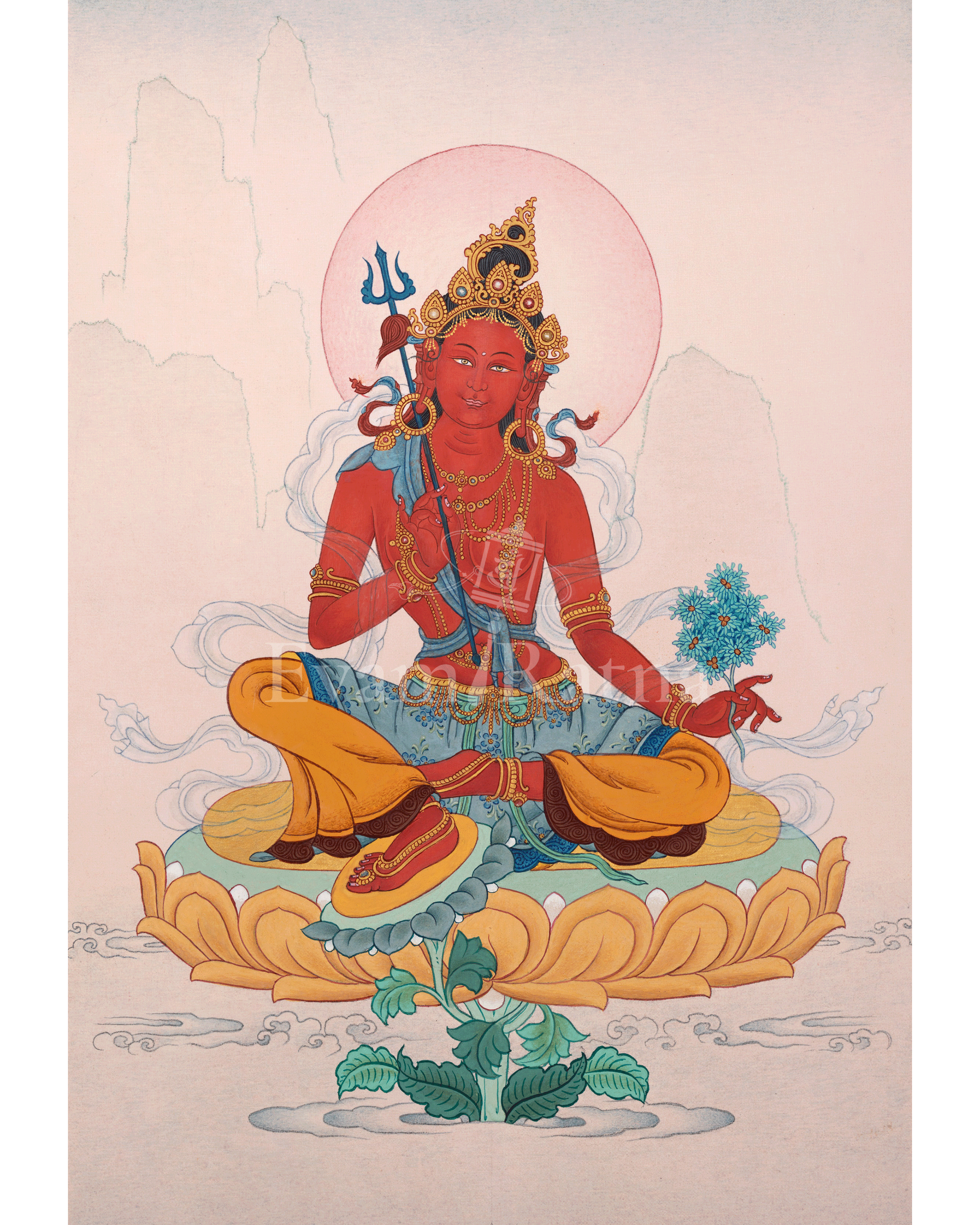 Raga Nisudana Tara | 21 Tara of Surya Gupta Thangka