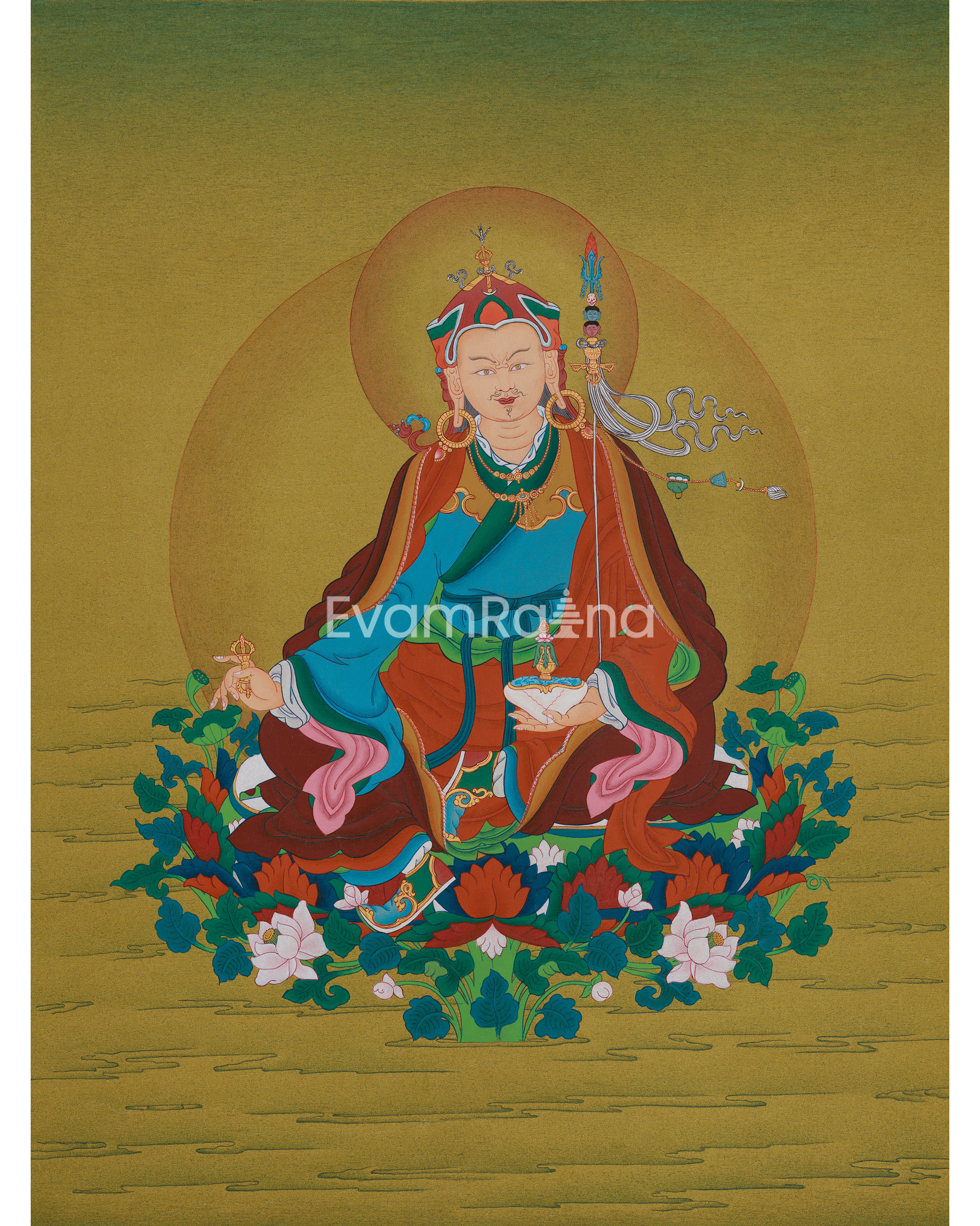 Tibetan Guru Rinpoche Art