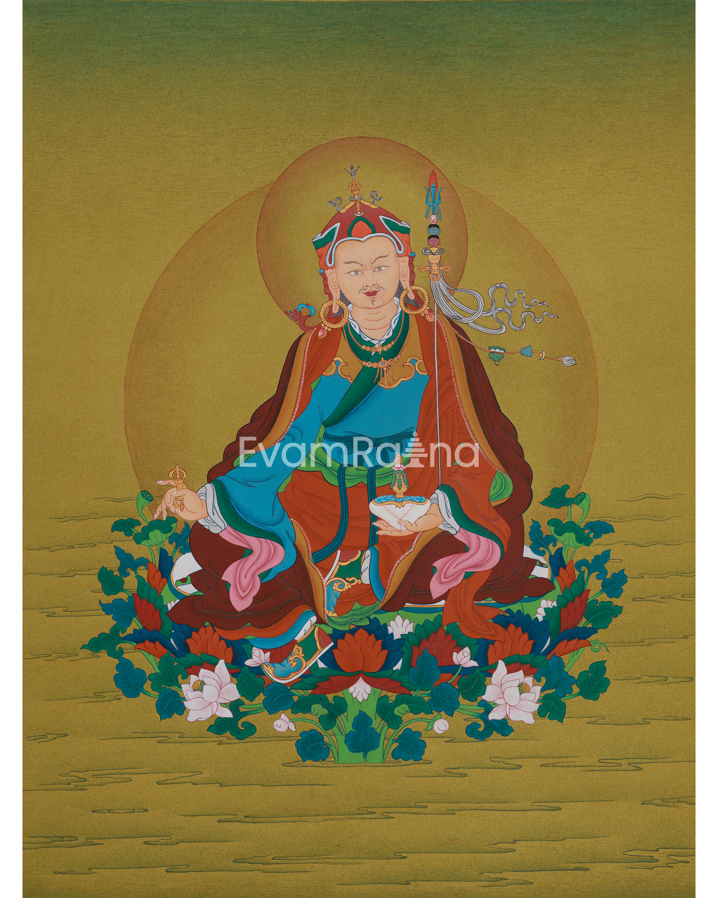 Tibetan Guru Rinpoche Art