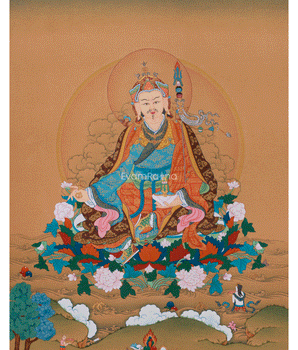 Teacher Guru Rinpoche Thangka 