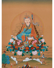 Teacher Guru Rinpoche Thangka 