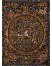 Tibetan deity Mandala Art 