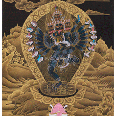 Thangka of Yidam Hevajra 
