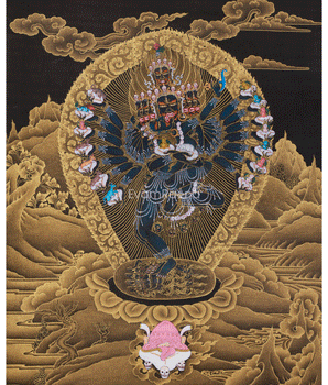 Thangka of Yidam Hevajra 