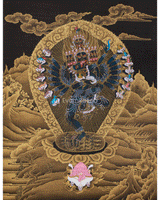 Thangka of Yidam Hevajra 